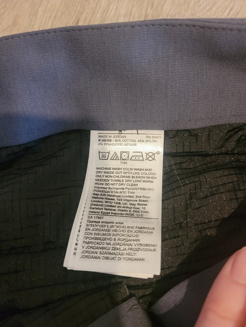 NWT Banana Republic Luxe City Pants Slim Fit Gray 31x30 - Picture 6 of 10